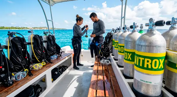 Buceo con Nitrox en Playa del Carmen: Todo lo que Necesitas Saber